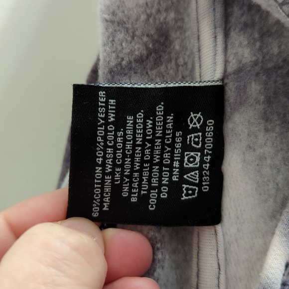 AC/DC Tie Dye Long Sleeve Band Hoodie 2021 Size L - Picture 12 of 13